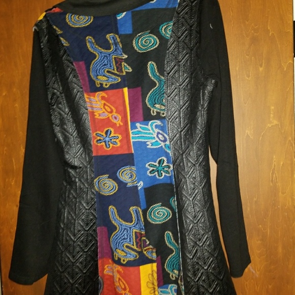 Coat with multi colors - Picture 2 of 2